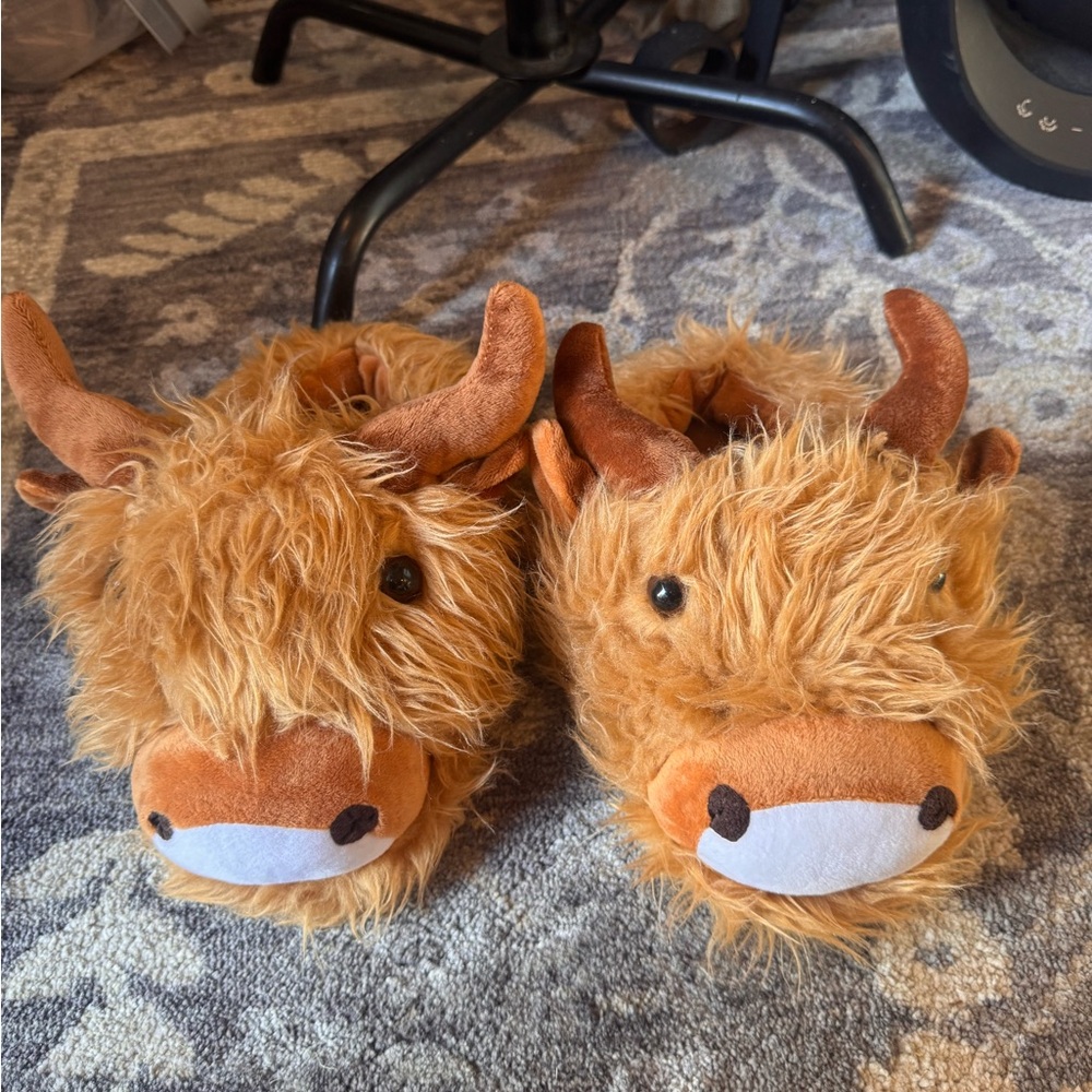 Cute Cow Slippers Brand New